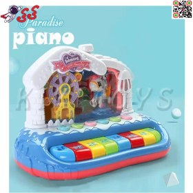 تصویر اسباب بازی پیانو موزیکال با رقص نور کودک Paradise Piano 7018B 