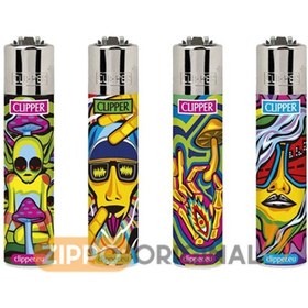 تصویر فندک کلیپر طرح مجیک 