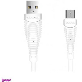 تصویر کابل تبدیل USB به MicroUSB دبلیو یو دبلیو مدل X75 طول 90 سانتی متر 