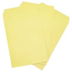 تصویر پاکت A4 زرد بسته 100 عددی A4 Yellow Envelope