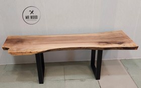 تصویر میز تلویزیون جدید و مدرن مدل چوبی و روستیک چوب گردو Modern TV Desk Wooden and Rustic Model