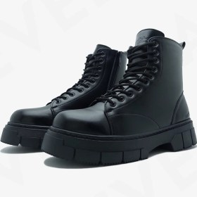 تصویر بوت مردانه مشکی کد 23749 men's boots