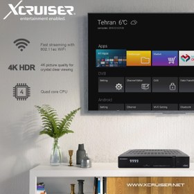 تصویر گیرنده ایکسکروزر مدل 785 آوانت فورکی اندرویدی با دانگل دیجیتال (اصل) Xcruiser 785 avant HDR