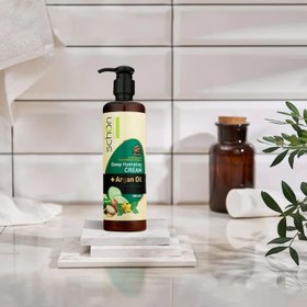 تصویر کرم مرطوب‌کننده شون مدل آلورا خیار پمپی حجم 300 میلی‌لیتر Cucumber deep hydrating cream