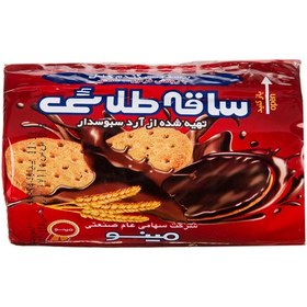 تصویر بیسکوییت ساقه طلائی کاکائویی مینو ۲۲۰ گرم (12 عدد) {20000م-18000ف} 