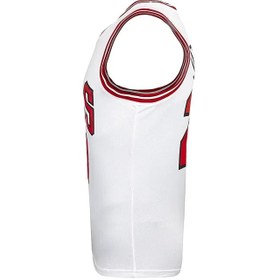 تصویر لباس بسکتبال شیکاگو بولز شماره ۲۳ رنگ سفید 