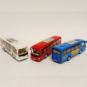 تصویر ماکت اتوبوس فلزی کینزفان مدل اسکانیا 