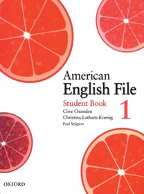 تصویر کتاب American english file 1 