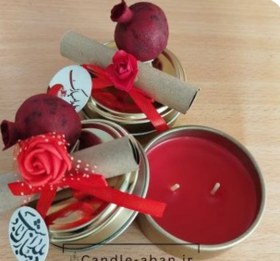 تصویر گیفت شمع یلدایی 