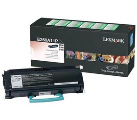 تصویر کارتریج مشکی لکسمارک مدل E260 A21A E260 A21A Black LaserJet Toner Cartridge