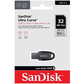 تصویر فلش مموری سن دیسک مدل SanDisk Ultra Curve 32GB USB 3.2 