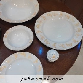 تصویر سرویس چینی 29 پارچه زرین هوراند طلایی Zarin Horand Dinnerware Set -29 PCS