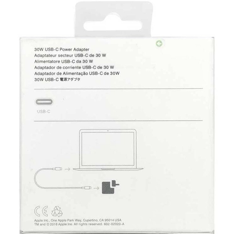 Adaptador de Corriente USB-C Apple 30W – Shopavia