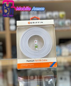 تصویر کابل شارژ لایتنینگ 3 متری GRIFFIN 