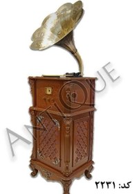 تصویر گرامافون مبله آنتیک ۴کاره مدل ۲۲۳۱ Gramophone antique 2231