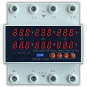 تصویر محافظ ولتاژ جریان سه فاز 63 آمپر JBH 