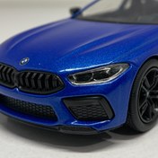 تصویر ماکت ماشین فلزی بی ام و M8 کینسمارت - آبی BMW Competition Coupe M8