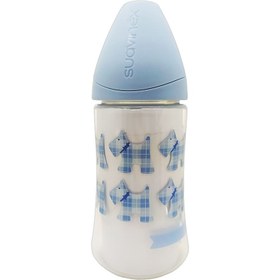 تصویر شیشه شیر پیچازی ارتودنسی ا baby milk bottle anatomical teat code:3800171 baby milk bottle anatomical teat code:3800171