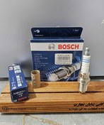 تصویر شمع بوش پایه کوتاه دو پلاتین9+ bosch+9