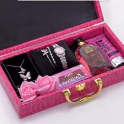 تصویر باکس جعبه پک کادویی هدیه دخترانه جذاب و کادو نامزدی – همسر – روز تولد – روز زن کد 03 