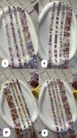 تصویر پک چسب واشی 4 تیکه شفاف - طرح7 