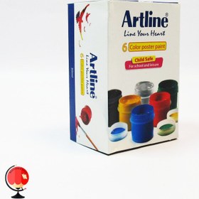 تصویر گواش 6 رنگ آرت لاین 