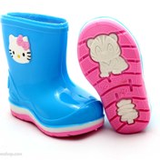 تصویر چکمه پلاستیکی طرح کیتی سایز ۲۰ تا ۳۶ 