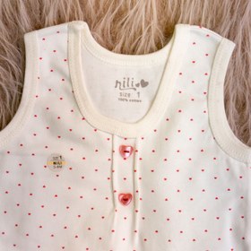 تصویر رکابی نیلی طرح قلب 