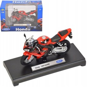 تصویر ماکت موتورسیکلت هندا Honda CBR 1000 RR RED IN 1-18 SCALE BY WELLY 