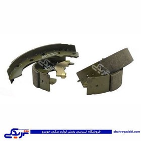 تصویر لنت ترمز عقب تکستار مناسب پژو ۴۰۵ کفشکی 