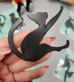 تصویر شابلون خط چشم طرح گربه مجموعه ۲ عددی 