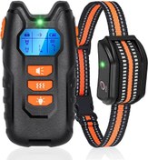 تصویر قلاده ضد آموزشی سگ با حالت های آموزش از راه دور، صدا و لرزش، USB شارژی IP67 ضد آب، برد 1000 FT، قلاده ضد پارس از راه دور برای سگ های کوچک و متوسط ​​بزرگ (بار آمازون) Dog Training Collar with Remote, Sound & Vibration Training Modes, USB Rechargeable IP67 Waterproof, 1000FT Remote Range, Remote Anti Bark Collar for Small Medium Large Dogs