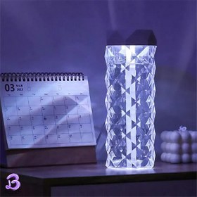 تصویر دستگاه بخورسرد مدلDiamondطرح آباژور کریستالی 900 میل Cold incense crystal lampshade