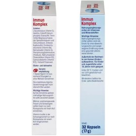 تصویر قرص تقویت سیستم دفاعی و ایمنی بدن immun komplex میوولیس Mivolis Immune Complex Capsules 32 pcs