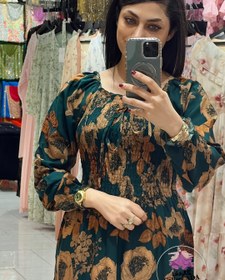 تصویر پیراهن آستین بلند ساحلی 068-4 