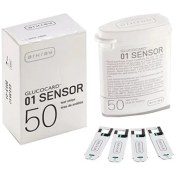 تصویر نوار تست قند خون آرکری مدل Glucocard-01 Sensor بسته 50 عددی به همراه سوزن تست قند خون بسته 100 عددی 
