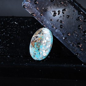 تصویر نگین فیروزه طبیعی نیشابور 