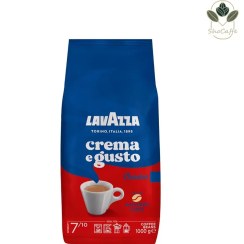 تصویر دانه قهوه لاوازا کرما گوستو کلاسیکو یک کیلویی Lavazza Crema e Gusto Espresso Classico