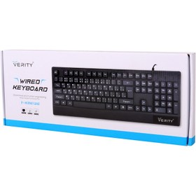 تصویر کیبورد باسیم وریتی مدل Verity V-KB6135 ا Verity V-KB6135 wired keyboard Verity V-KB6135 wired keyboard