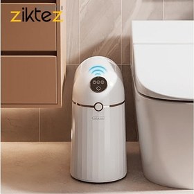 تصویر سطل زباله هوشمند شیائومی ضد آب Xiaomi Motion sensor Smart Trash Can Automatic(اورجینال) 