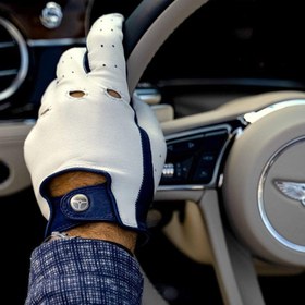 تصویر دستکش مدل رانندگی - بژ - 10.5 