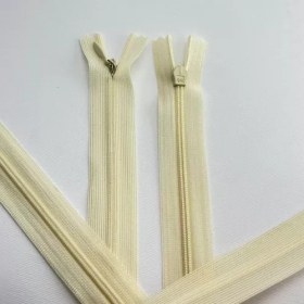 تصویر زیپ 60 سانت مخفی B&M بژ 