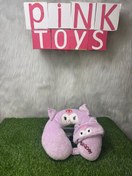 تصویر بالش گردنی کرومی با چشم بند 