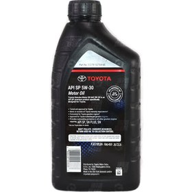 تصویر روغن موتور 5W-30 SN تویوتا – TOYOTA یک لیتر ( آمریکا ) Toyota Engine Oil 5w-30 SN