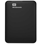 تصویر حافظه اچ دی دی اکسترنال وسترن دیجیتال مدل Elements ظرفیت 500 گیگابایت استوک Western Digital Elements 500GB External HDD Used