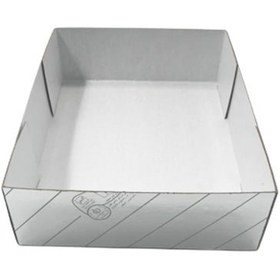 تصویر جعبه شیرینی 1 کیلویی 23*23*8 