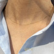 تصویر زنجیر طلا زنانه فلامینگو سوپر N468 