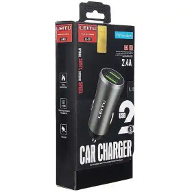 تصویر شارژر فندکی LC-C11 لیتو به همراه کابل میکرو 