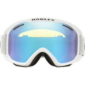 تصویر گاگل و عینک اسکی اوکلی مدل O Frame 2. Pro آبی با بند سفید XM 