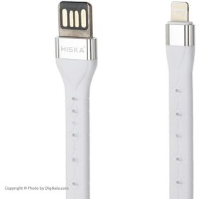 تصویر کابل تبدیل USB به TypeC هیسکا مدل LX-1015 طول 0.15 متر Hiska LX-1015 USB to micro USB cable